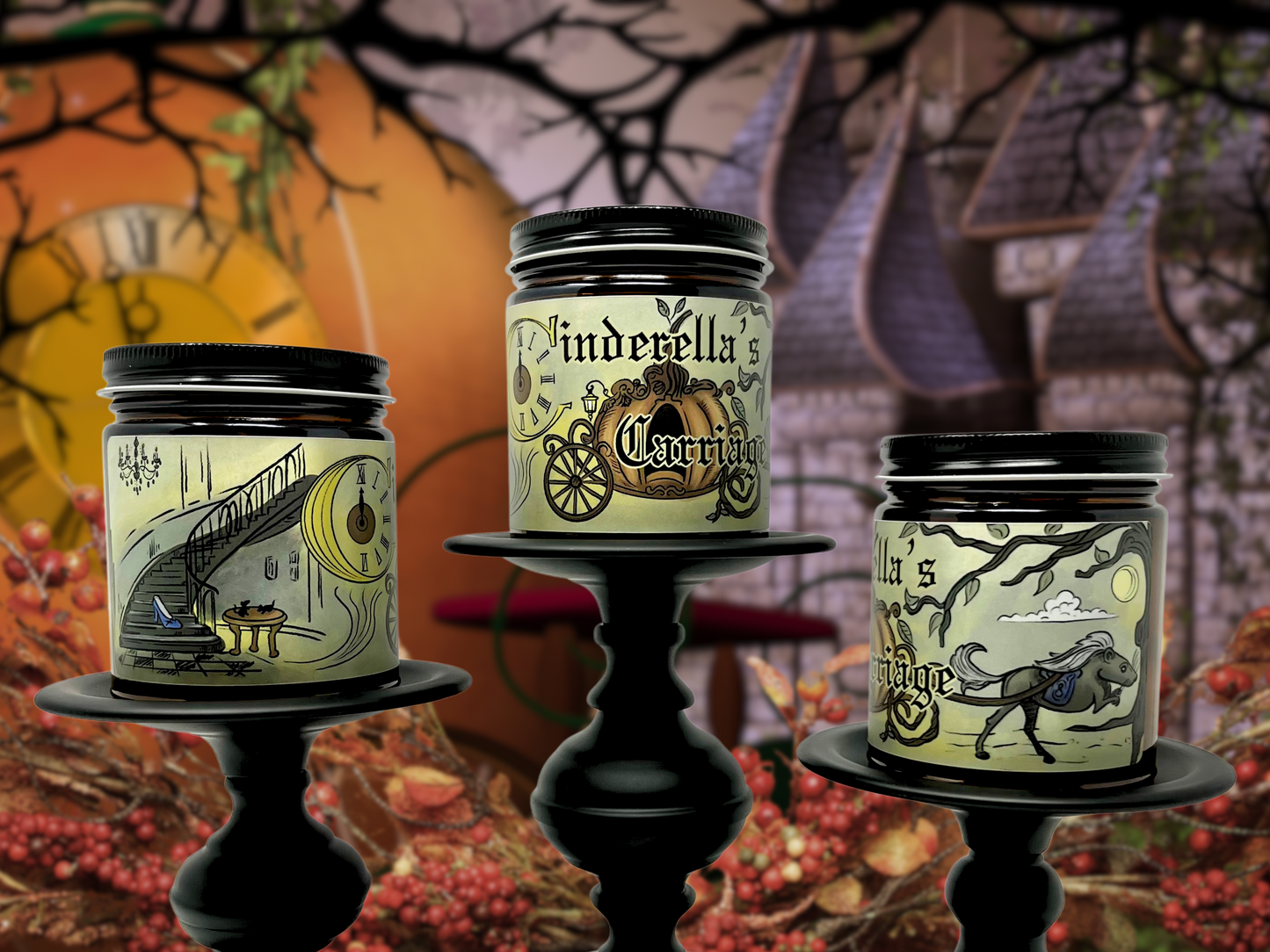 "Cinderella's Carriage" Classic Tale-Inspired Soy Candle