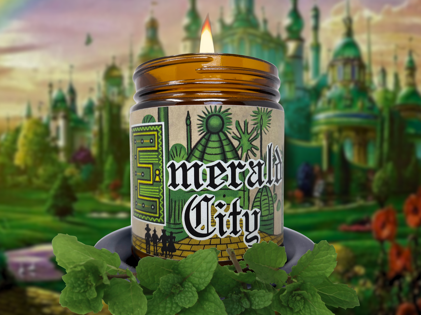 "Emerald City" Classic Tale-Inspired Soy Candle