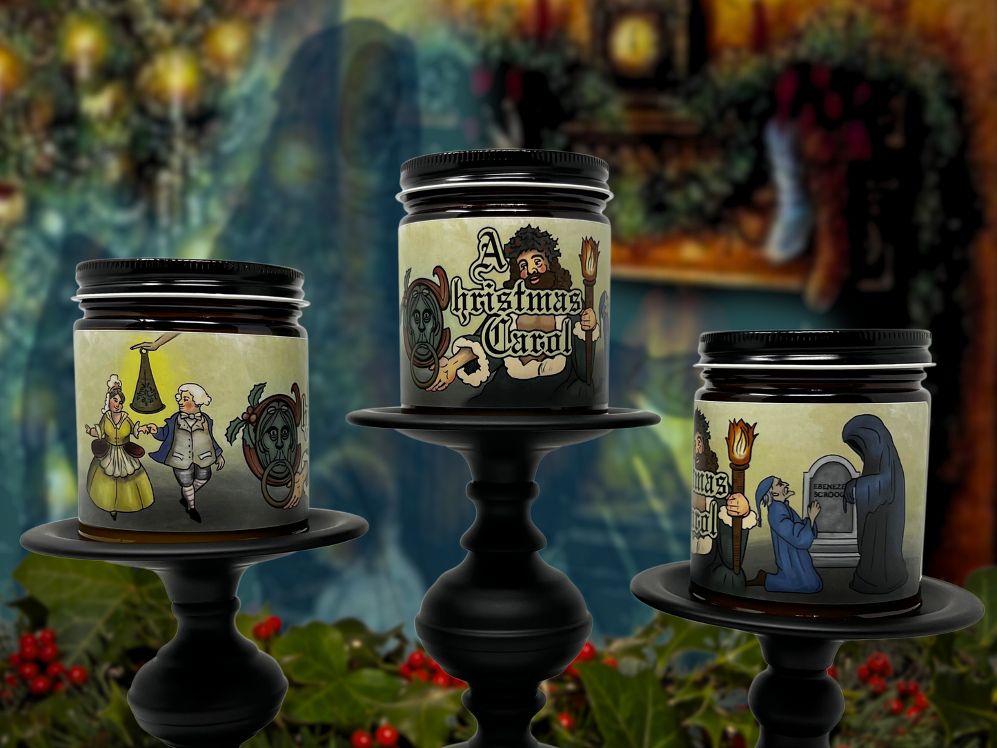 "A Christmas Carol" Classic Tale-Inspired Soy Candle