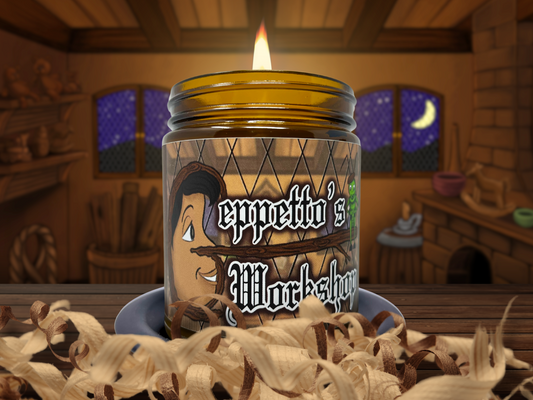 "Geppetto's Workshop" Classic Tale-Inspired Soy Candle