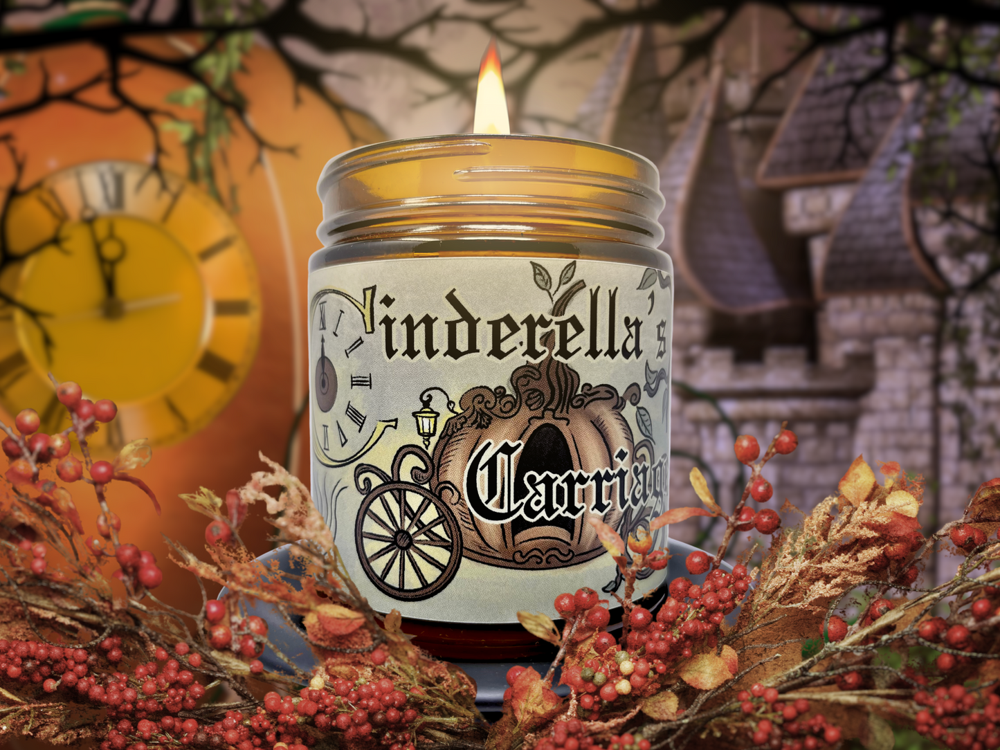 "Cinderella's Carriage" Classic Tale-Inspired Soy Candle