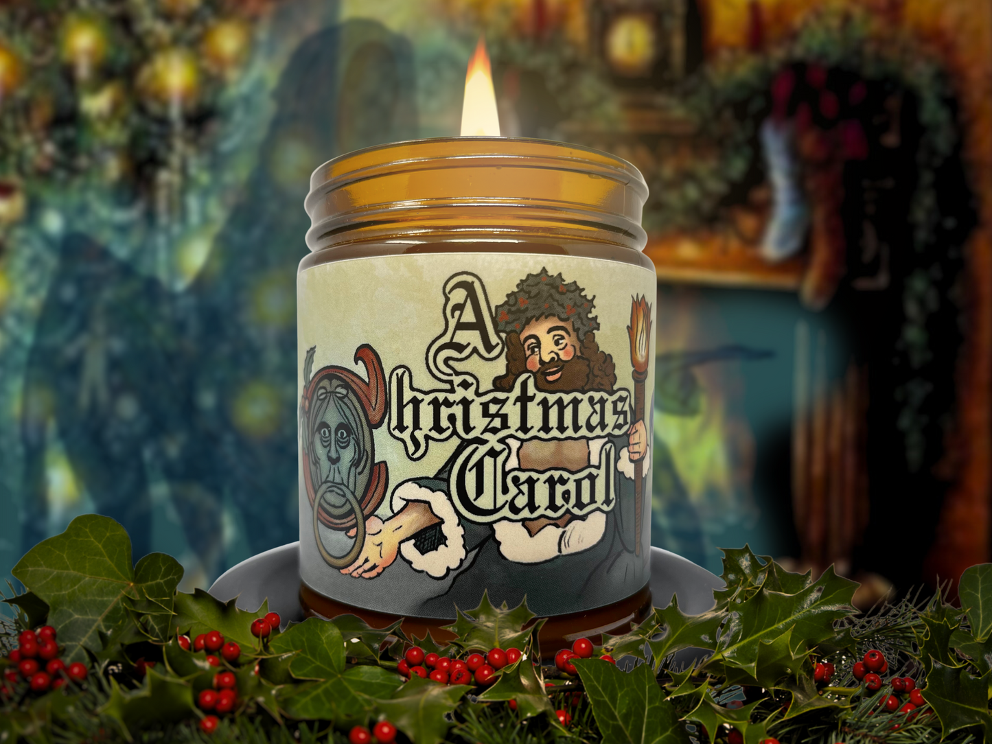 "A Christmas Carol" Classic Tale-Inspired Soy Candle